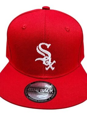 Sox Red Snapback Cap Chicago white Sox hat new white Sox hat Red Sox hat new
